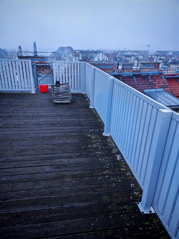 Vorher: Dachterrasse · Wien